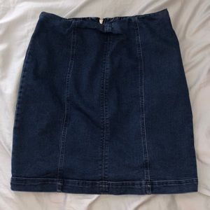 Denim Mini Skirt